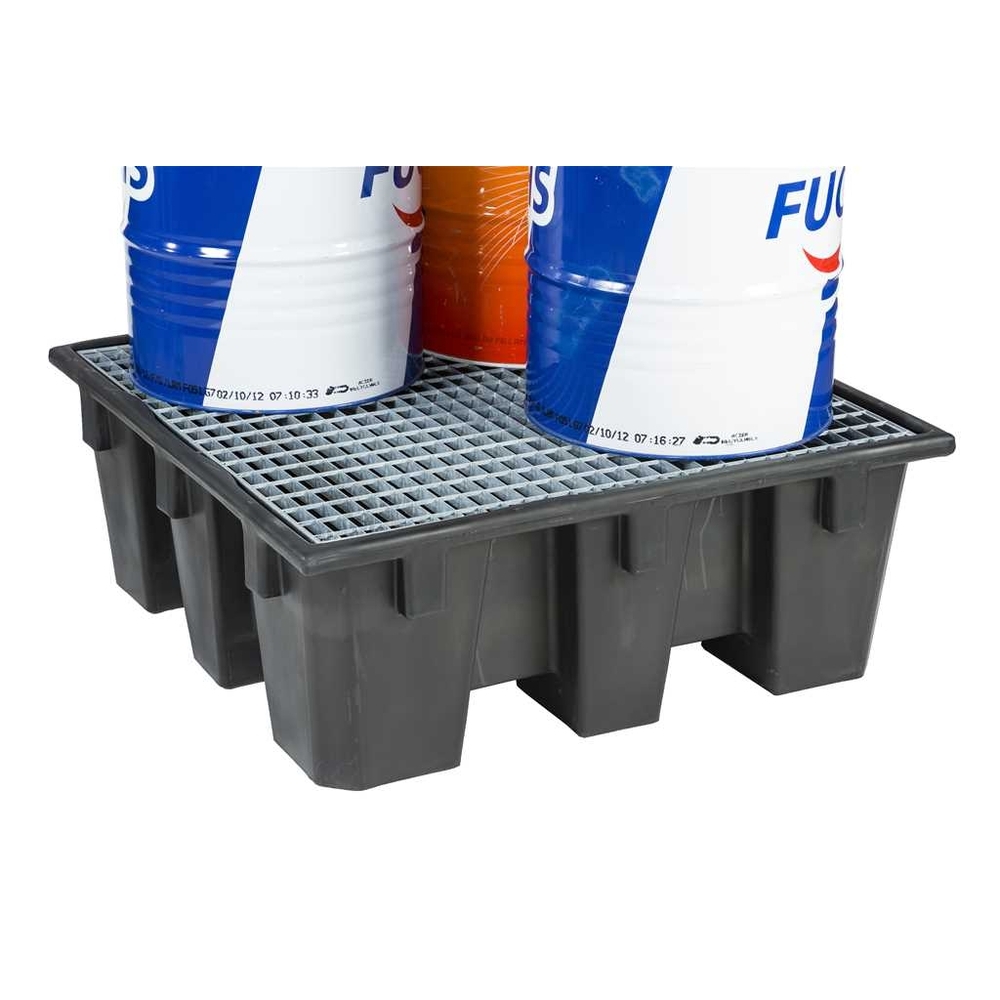 Bac de rétention polyéthylène 450 l pour 4 fûts - ALGI EQUIPEMENT - 07767840