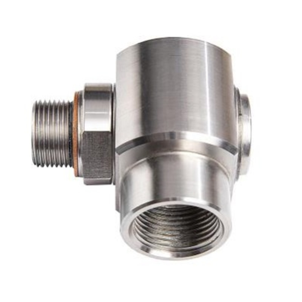 Raccord tournant 90° 1/2″ Gaz M/F pour enrouleurs HP 400 bar - ALGI EQUIPEMENT - 07778004