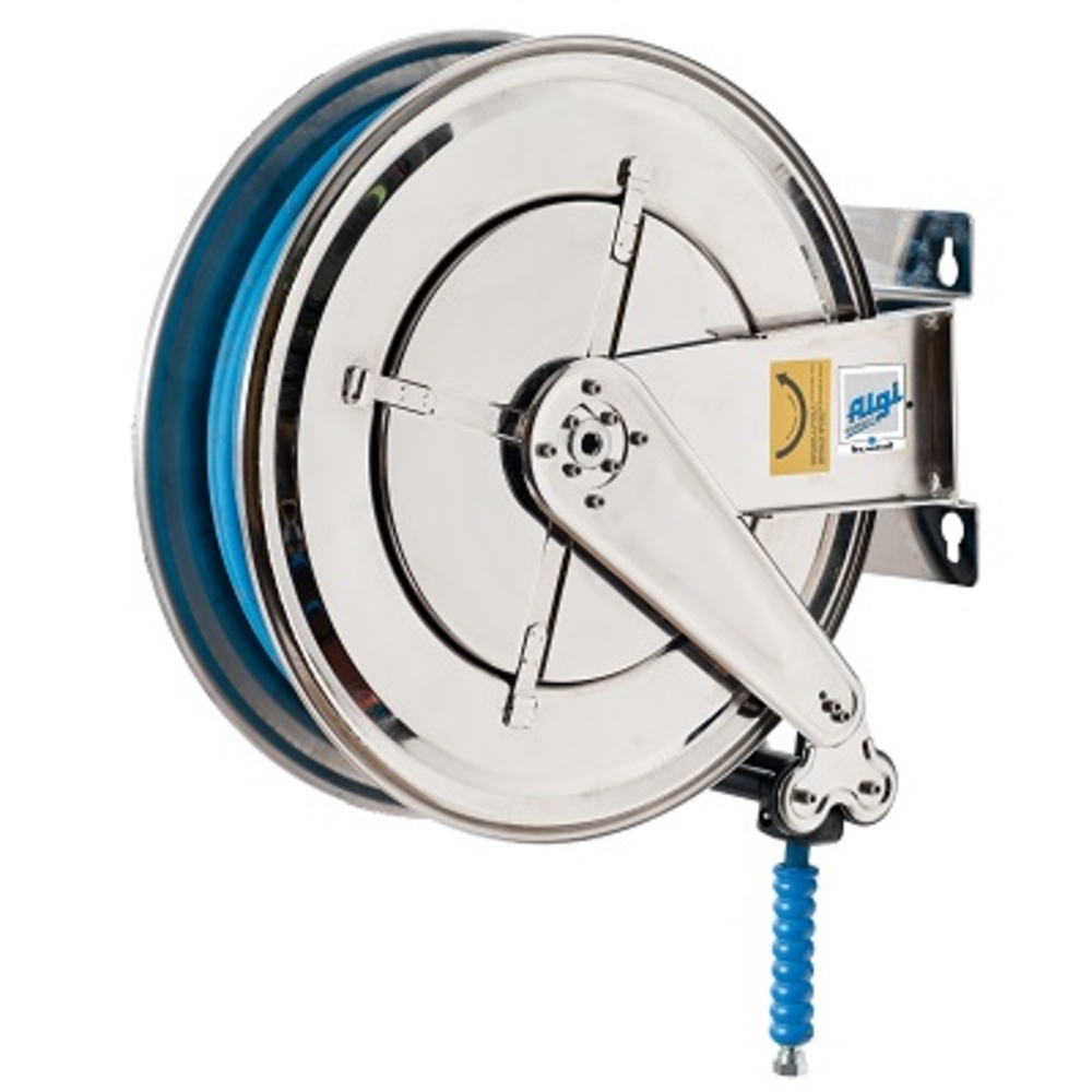 Enrouleur 25 m inox pour eau chaude HP Ø 1/2″ - ALGI EQUIPEMENT - 07778425