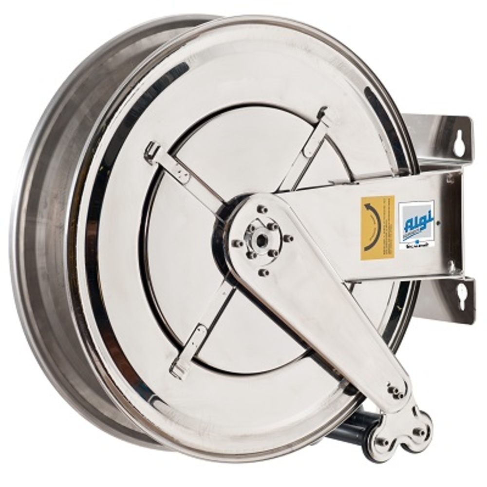 Enrouleur nu 25 m 1/2″ inox pour eau chaude HP - ALGI EQUIPEMENT - 07778426