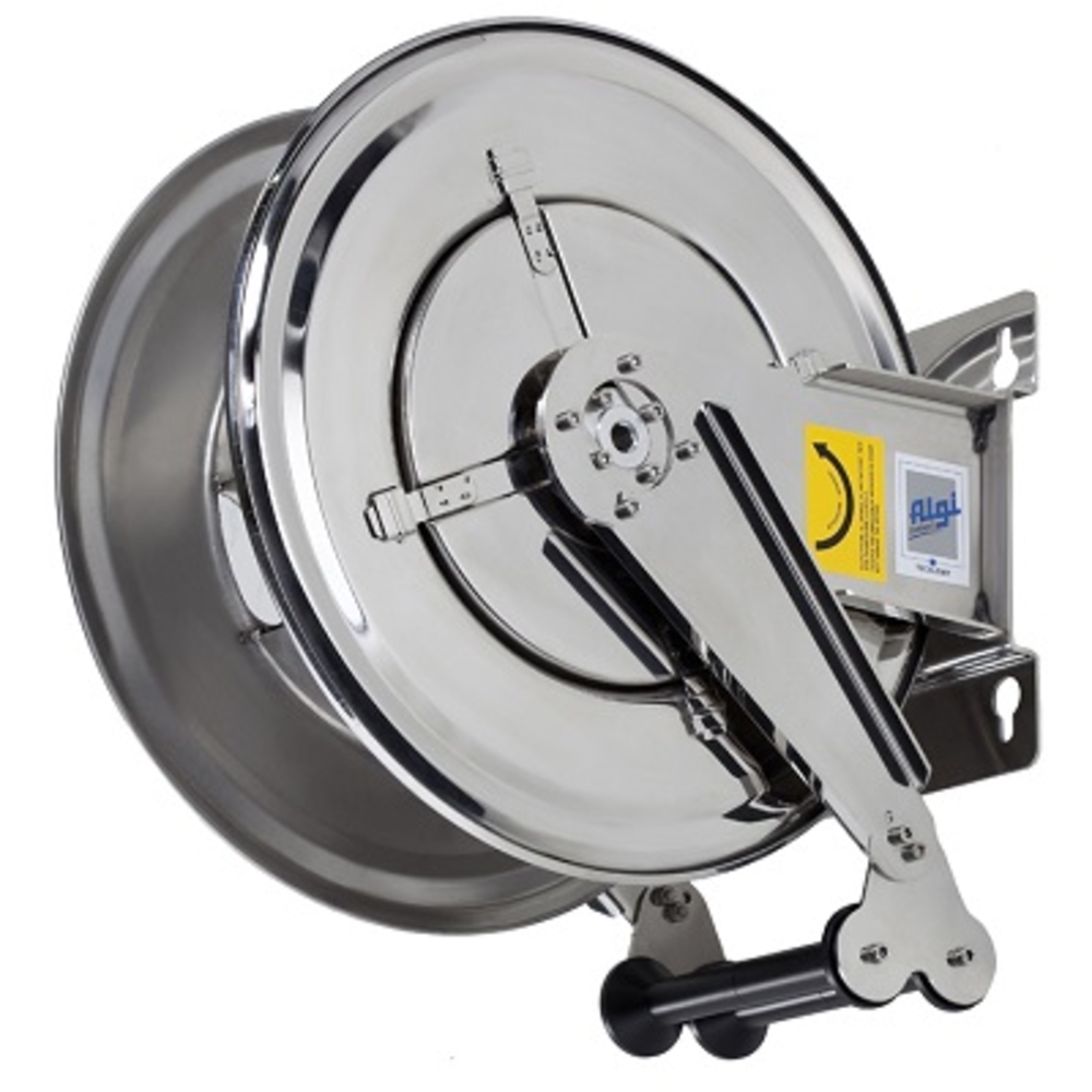 Enrouleur nu 30 m 1/2″ inox pour eau chaude HP - ALGI EQUIPEMENT - 07778631