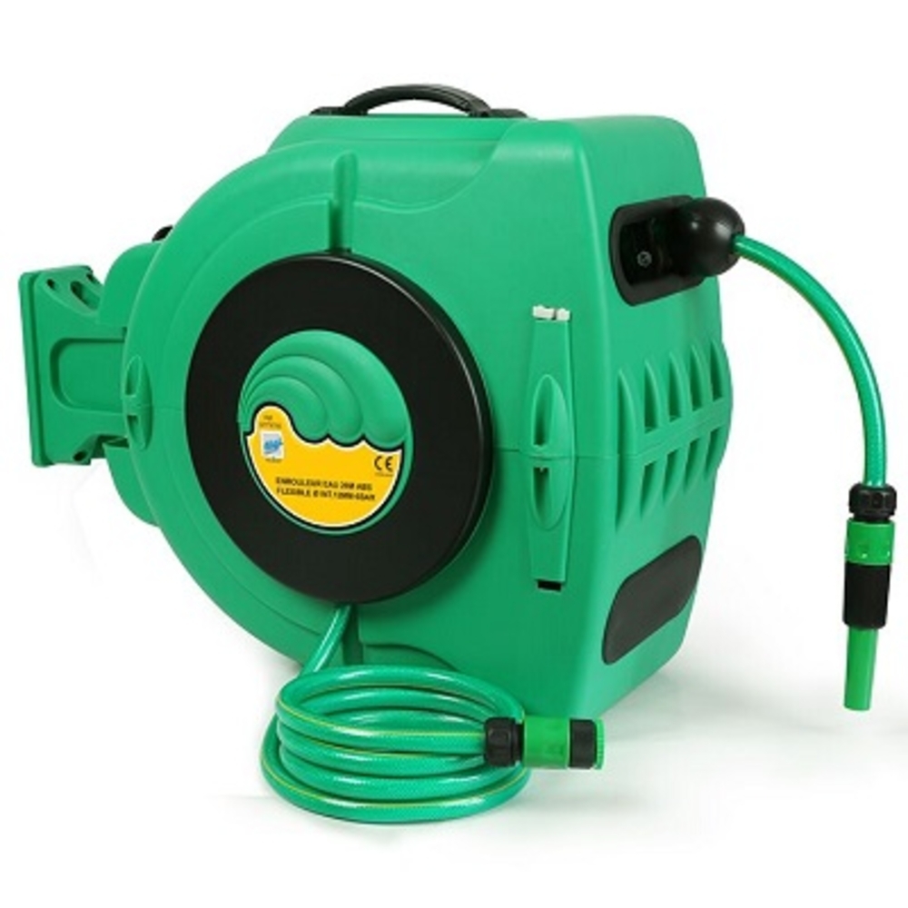 Enrouleur plastique 20 m carrossé pour eau Ø 12 mm - ALGI EQUIPEMENT - 07778700