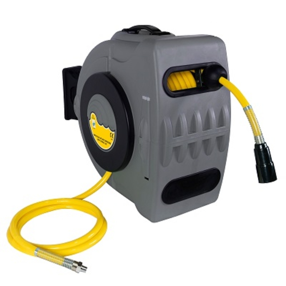 Enrouleur plastique 25 m carrossé pour air Ø 3/8″ 10 mm - ALGI EQUIPEMENT - 07779525