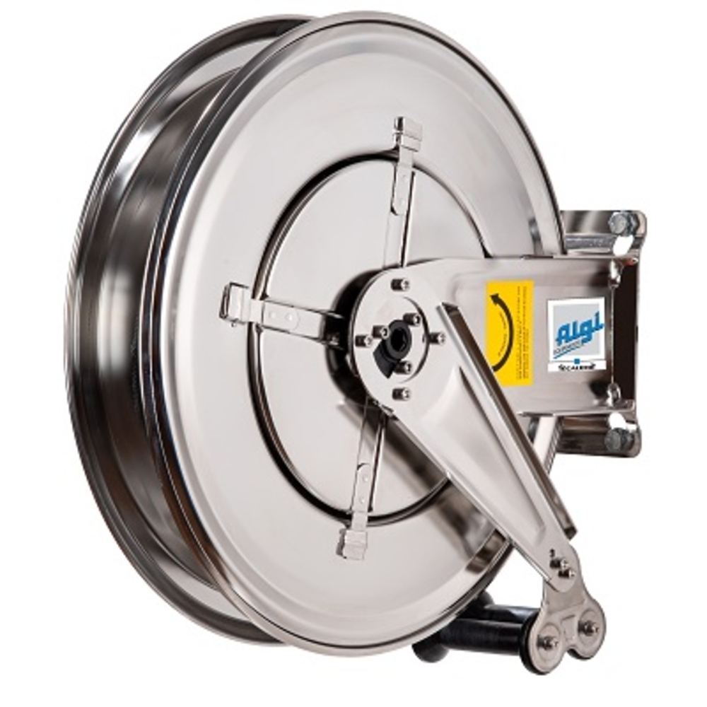 Enrouleur inox nu 15 m 1/2″ pour air/eau - ALGI EQUIPEMENT - 07779904