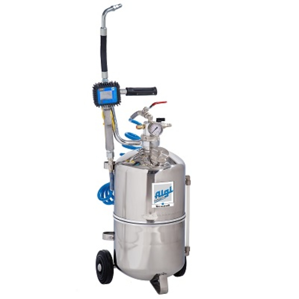 Distributeur mobile d’huile inox 24 l avec pistolet digital - ALGI EQUIPEMENT - 07785924
