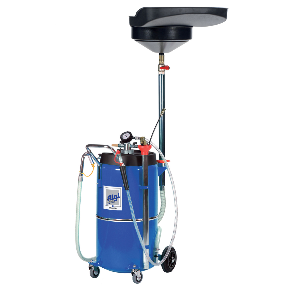 Vidangeur d’huile mobile 90 l par gravité et aspiration - ALGI EQUIPEMENT - 07793000