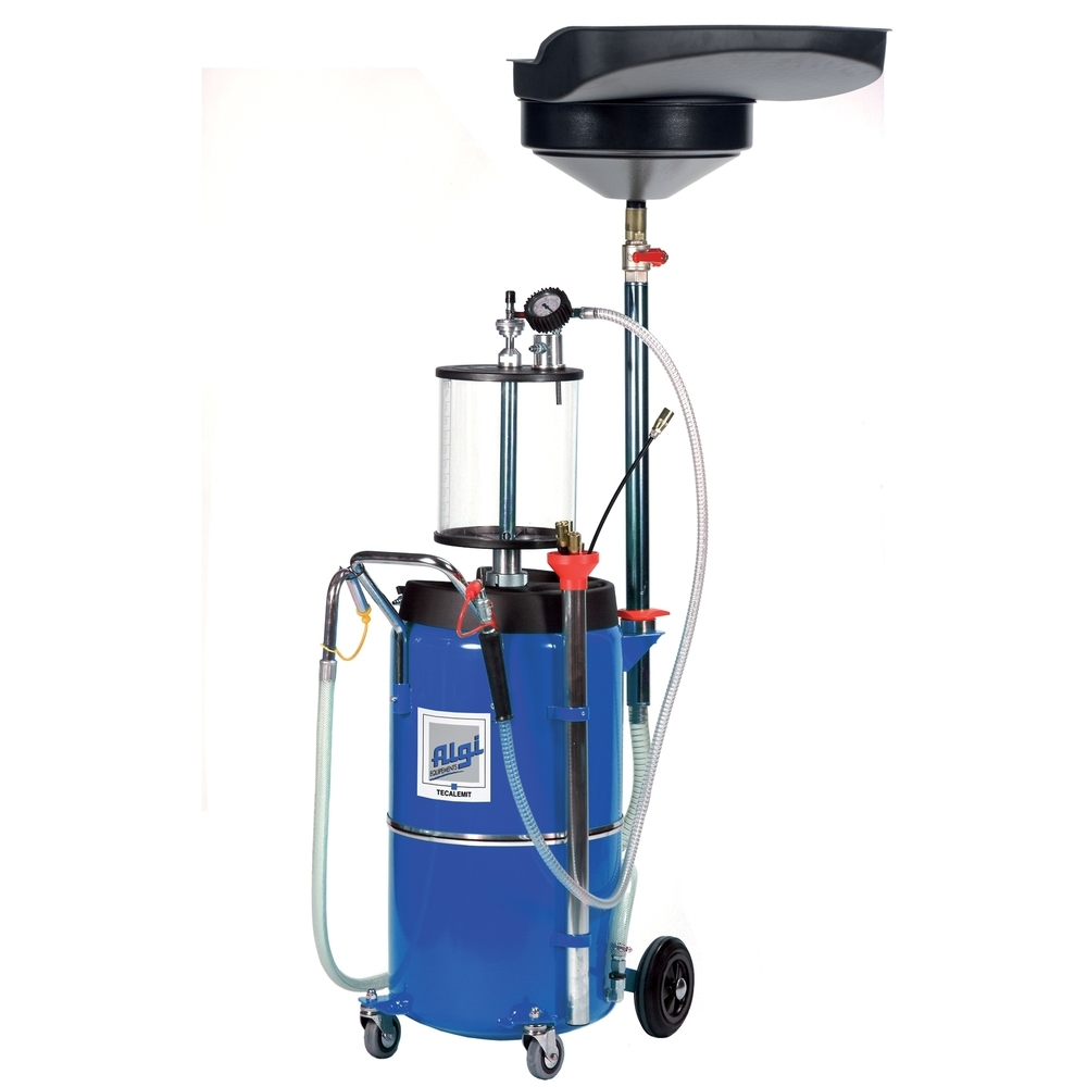 Vidangeur d’huile mobile 90 l par gravité et aspiration avec préchambre - ALGI EQUIPEMENT - 07793400
