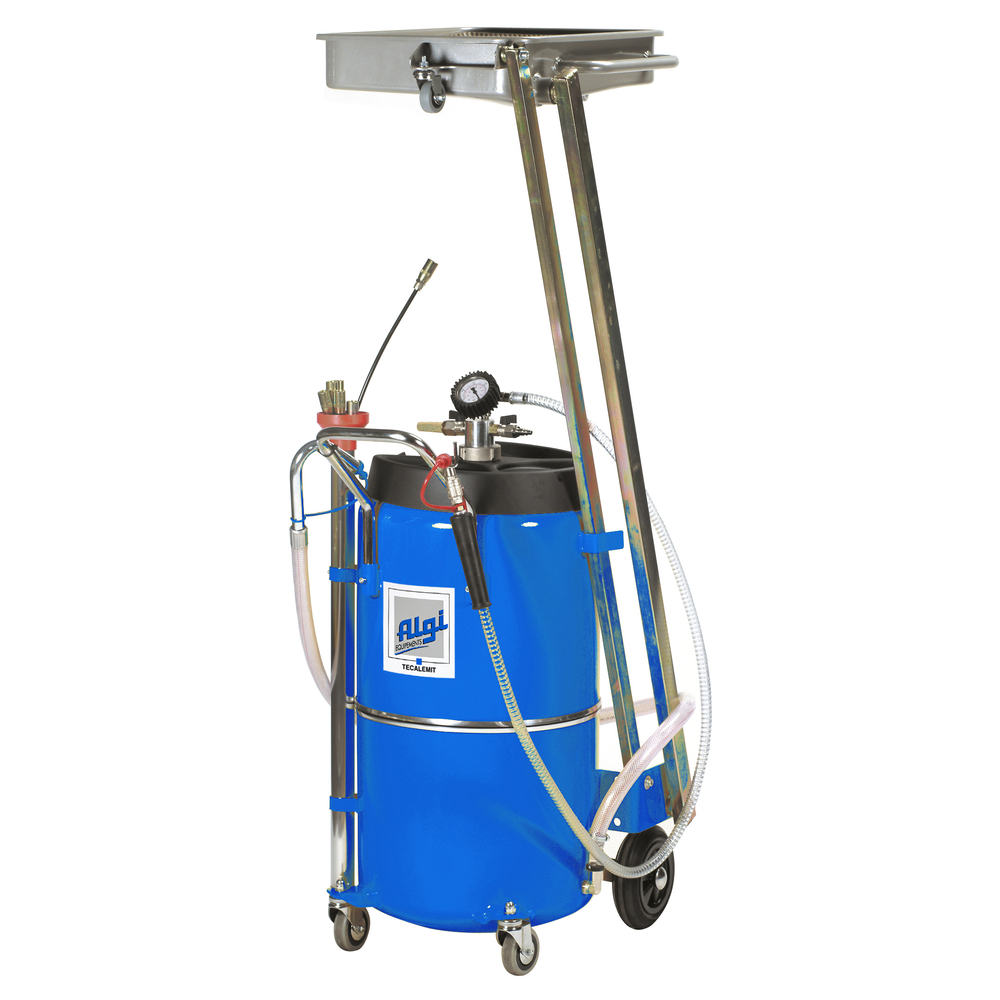 Vidangeur d’huile mobile 90 l par gravité et aspiration avec pantographe - ALGI EQUIPEMENT - 07793500