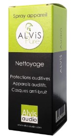 SPRAY NETTOYAGE APPAREIL AUDITIF ET BOUCHONS D'OREILLES ALVIS PURE 30ML  - SPRAYMK
