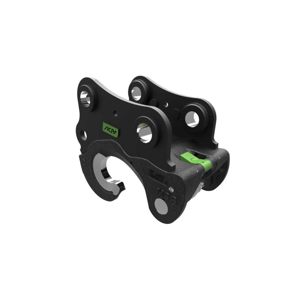 Coupleur ou attache rapide mécanique ACB+ Morin Module 3S pour tractopelle JCB 3CX et 4 CX et pour midi-pelles 65R-1 - 67C-1 - 85Z - 86C - 8080ZTS - 8085ZTS - 90Z-1 - HYDRADIG110W  - 5100217