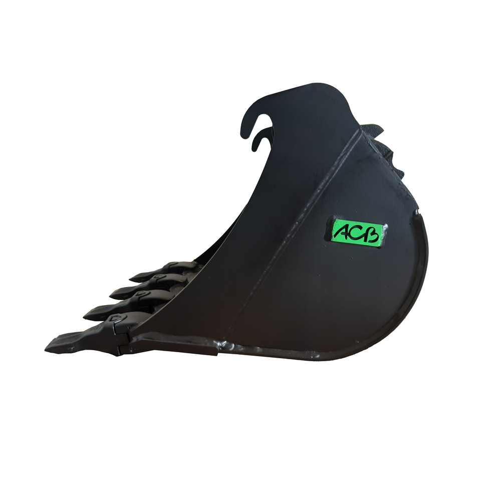 Godet de terrassement 500 mm ACB+ Module 1 M1 équipé de dents Feurst FK1TLR - R12500