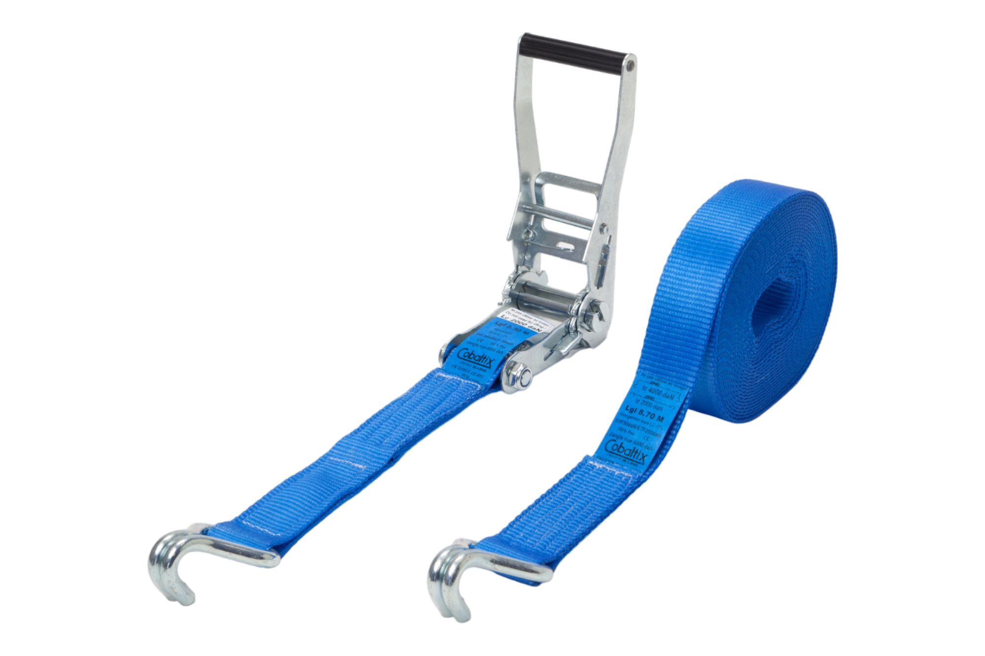 SANGLE ARRIMAGE CLIQUET 15M 50MM 6T DOIGTS SERRES SIMPLEX COBALTIX -ASIP2151F