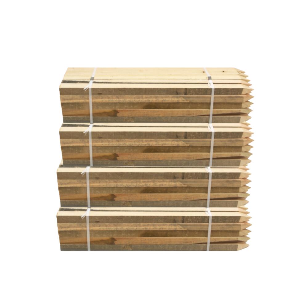1500 PIQUETS DE CHANTIER BOIS LONGUEUR 80 CM 32x32 MM EUCALYPTUS