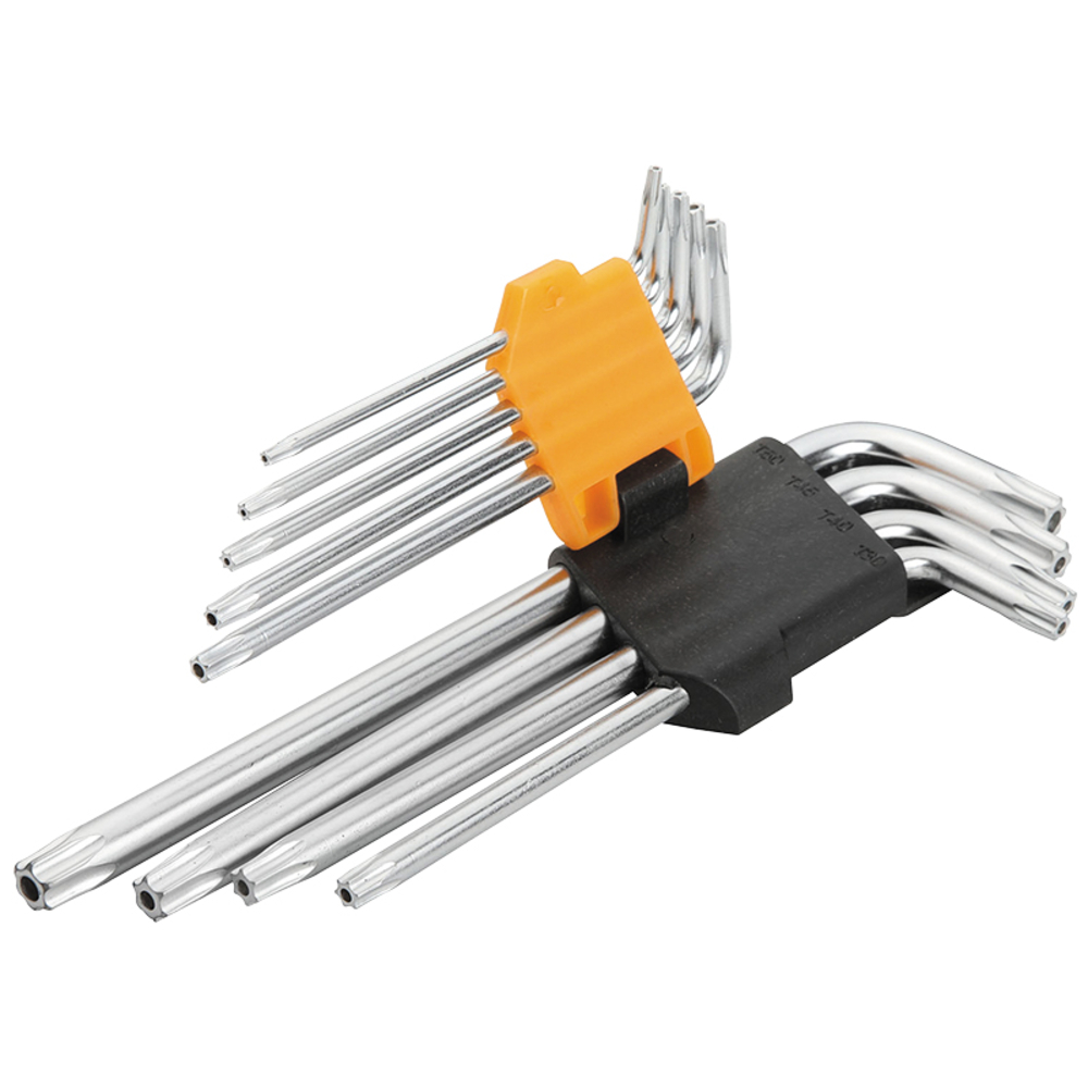 Jeu 9 clefs torx longues (20056) TOLSEN - 100185