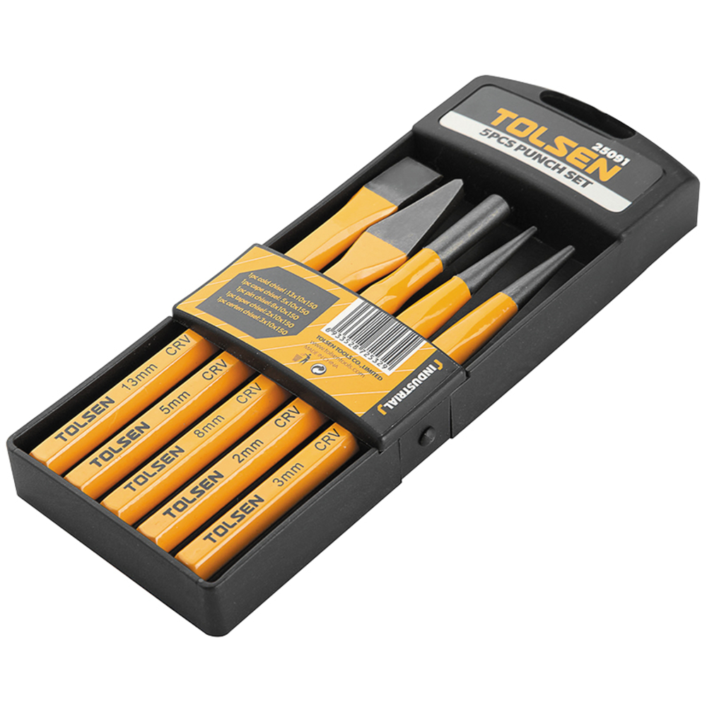 Kit outils de frappe 5 pieces (25091) TOLSEN - 100211