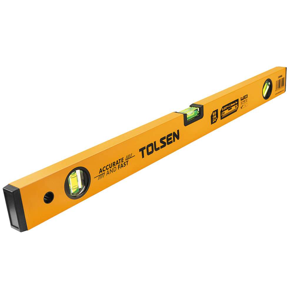 Niveau 3 bulles aluminium 80cm (35067) TOLSEN - 100248