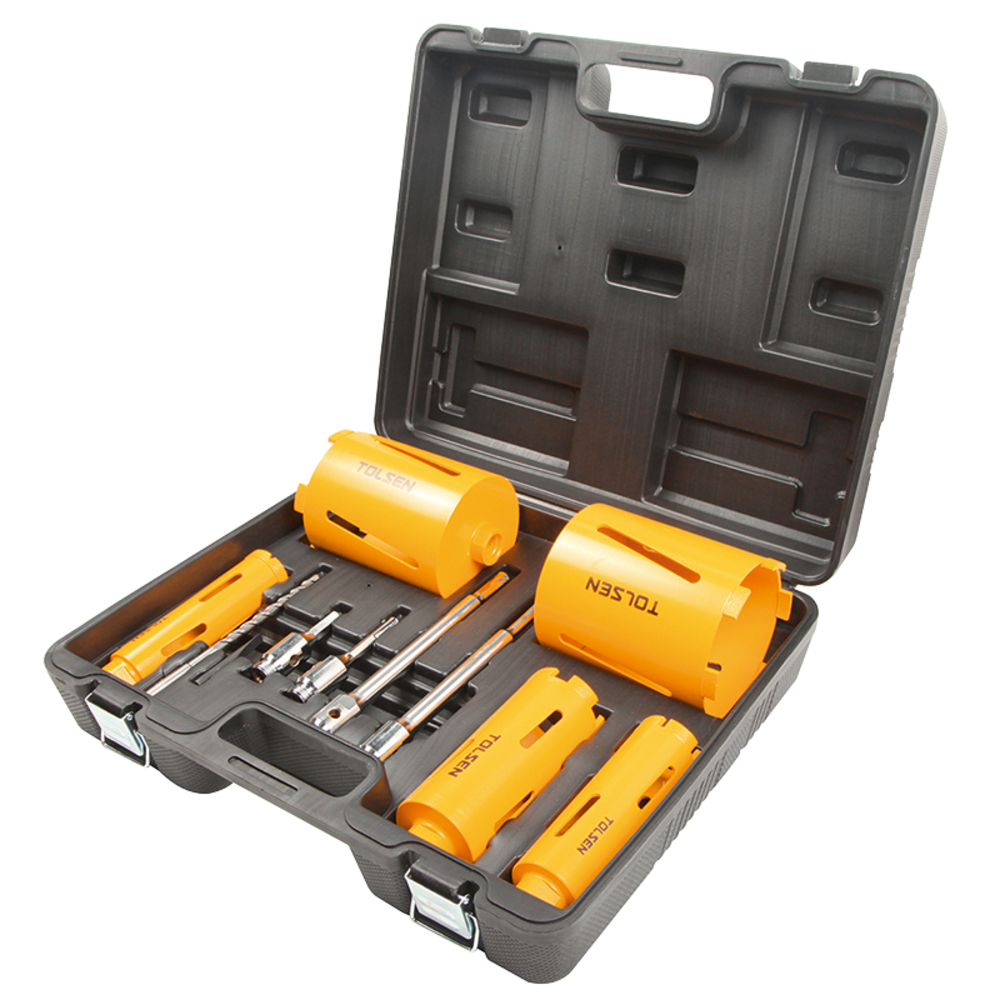 Kit 5 scies cloches diamant (75881) TOLSEN - 100319