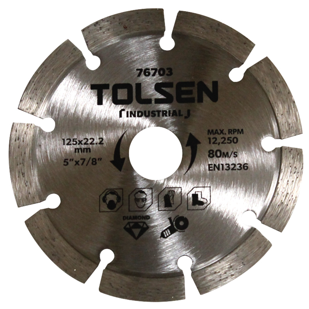 Disque diamant 10mm 125x2x22mm (76703) TOLSEN - 100329