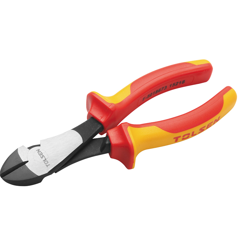 Pince coupante tolsen isolee 180mm (v38127) TOLSEN - 100359