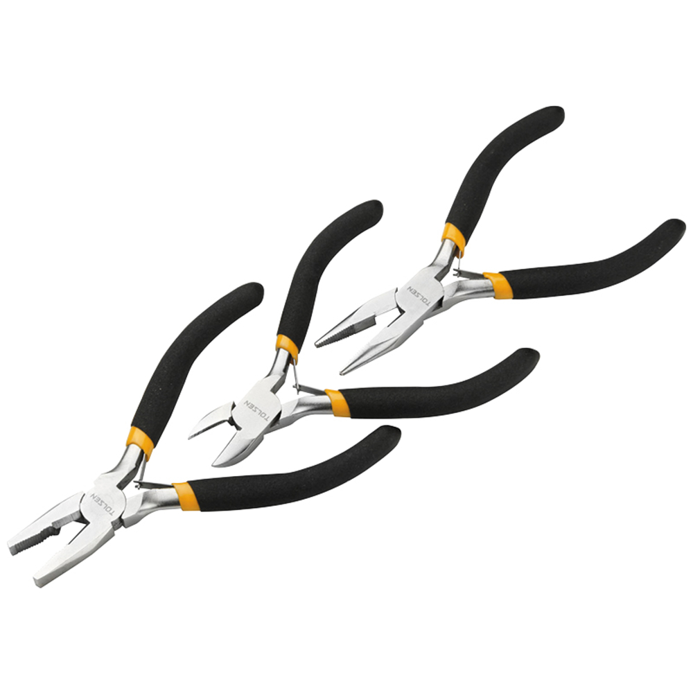 Kit 3 pinces assorties (10038) TOLSEN - 100363