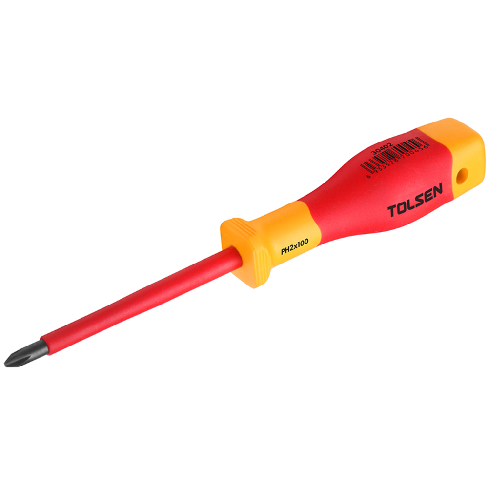 Tournevis phillips isole ph0x60mm (v30400) TOLSEN - 100378