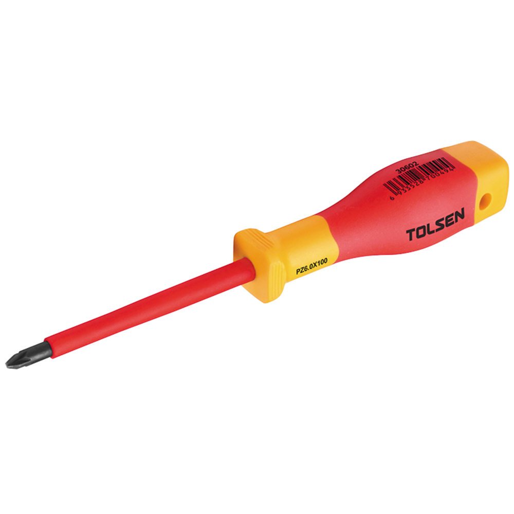 Tournevis isole pz2x100mm (v30602) TOLSEN - 100384