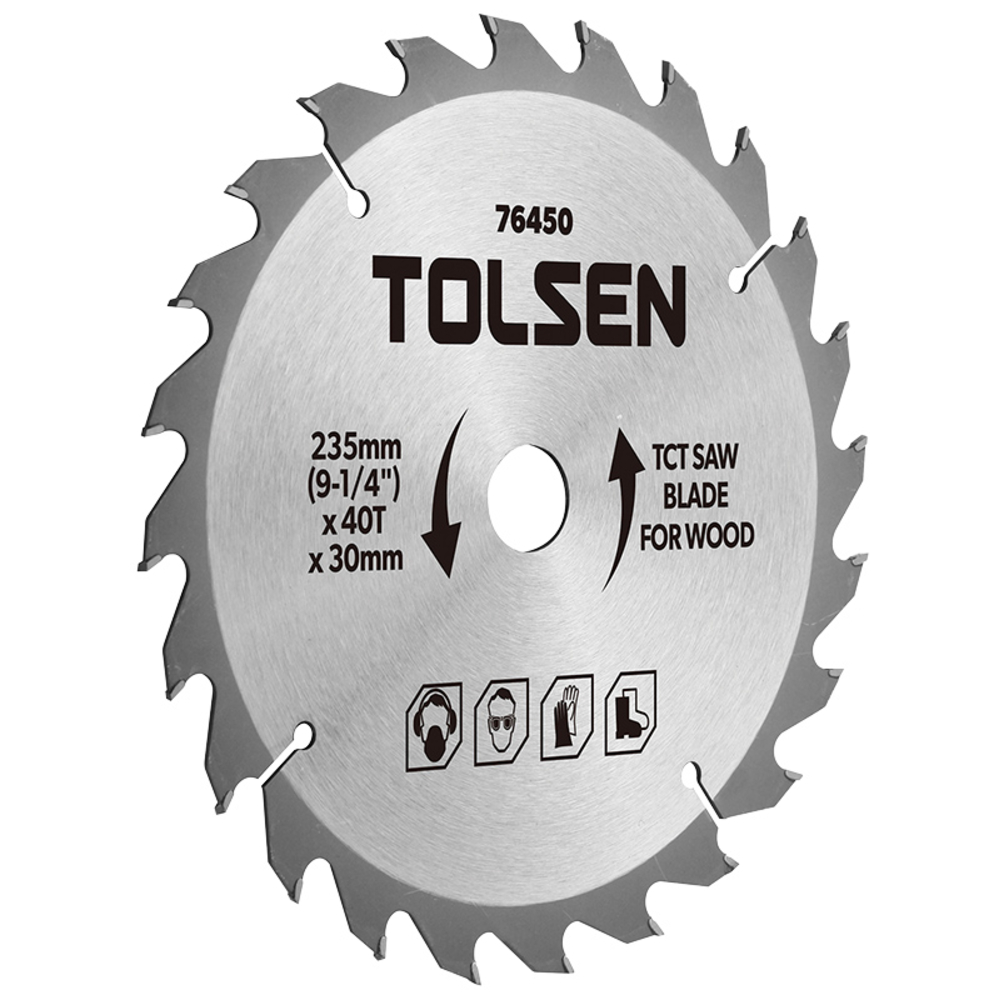 Disque bois pr scie circulaire 185mmx40tx30mm (76431) BUISARD - 100486