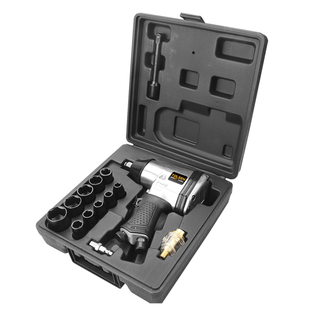 Coffret cle a chocs pneumatique 17pcs (73382) BUISARD - 100541