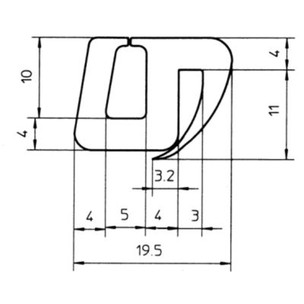 Profil jd 9d 389 au m BUISARD - 611022