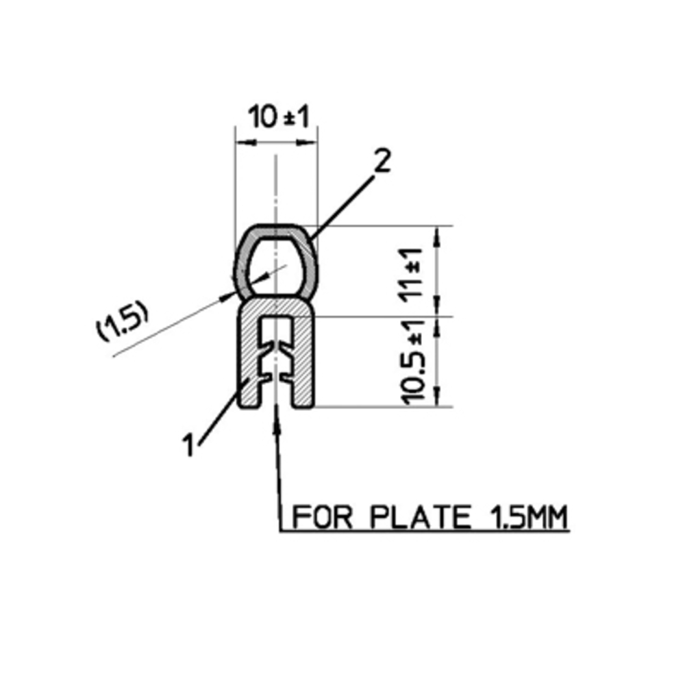 Joint boudin 21.5x4mm BUISARD - 613210