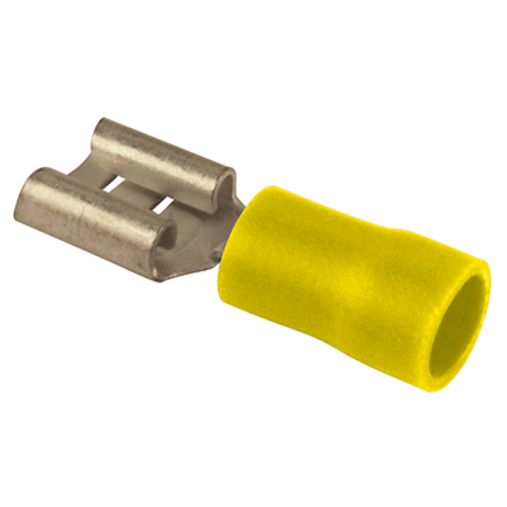 Bte 100 cosses jaune plat.f 9.5x1.1mm BUISARD - 712293