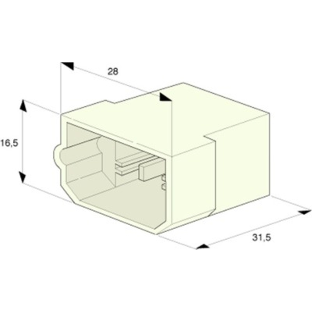 Bte 25 connecteurs p/cosses male BUISARD - 712406