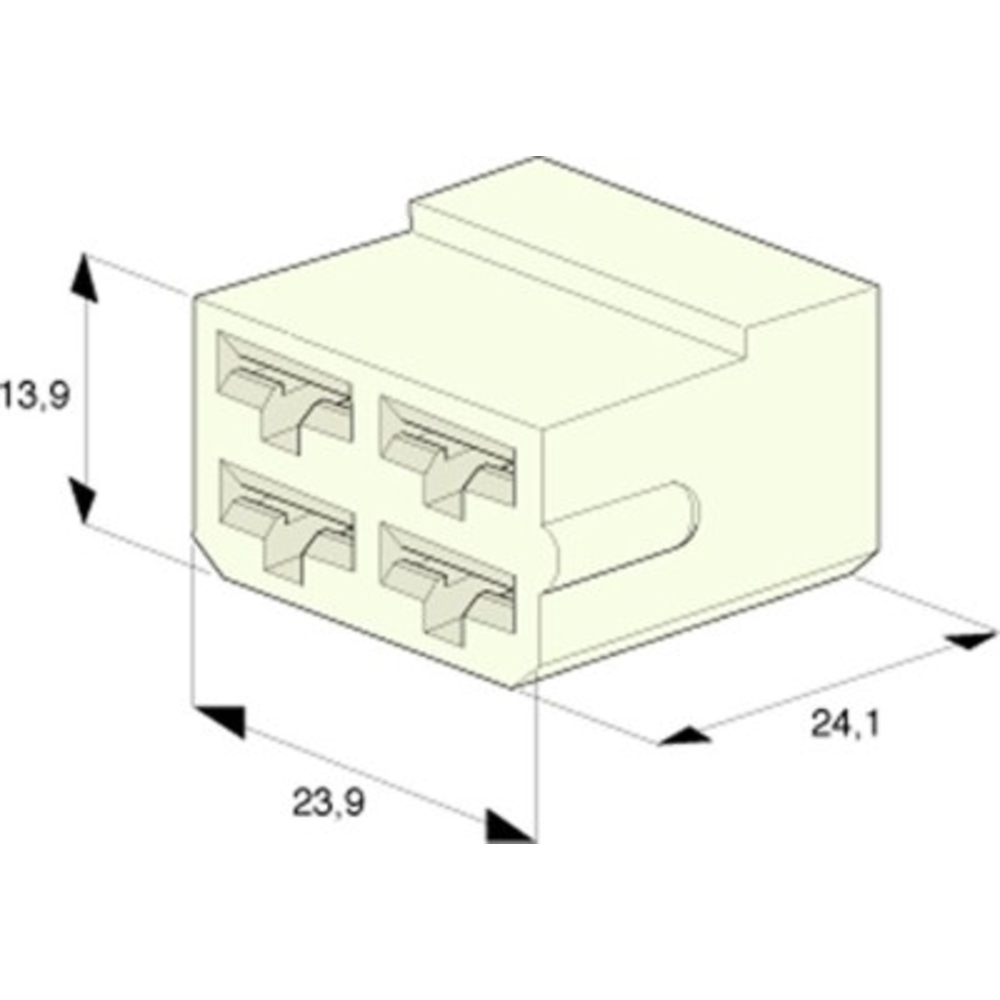 Bte 25 connecteurs p/cosses femelle BUISARD - 712407
