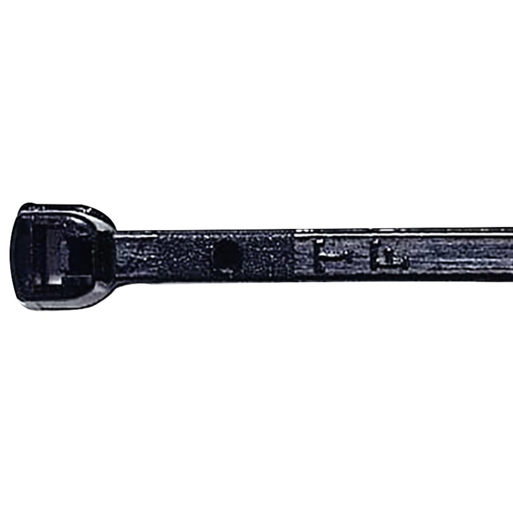 100 colliers de serrage 4.6x291mm noir uv - 714114