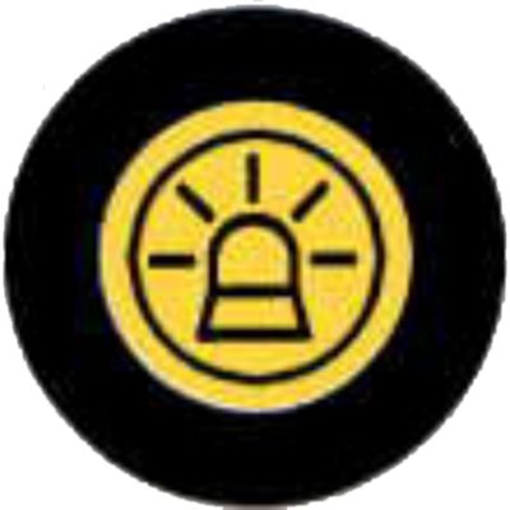 Inter.poussoir gyrophare push on/off BUISARD - 714142