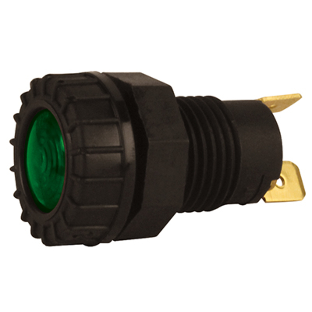 Voyant lum.vert av fiches pl.6.35 BUISARD - 714170