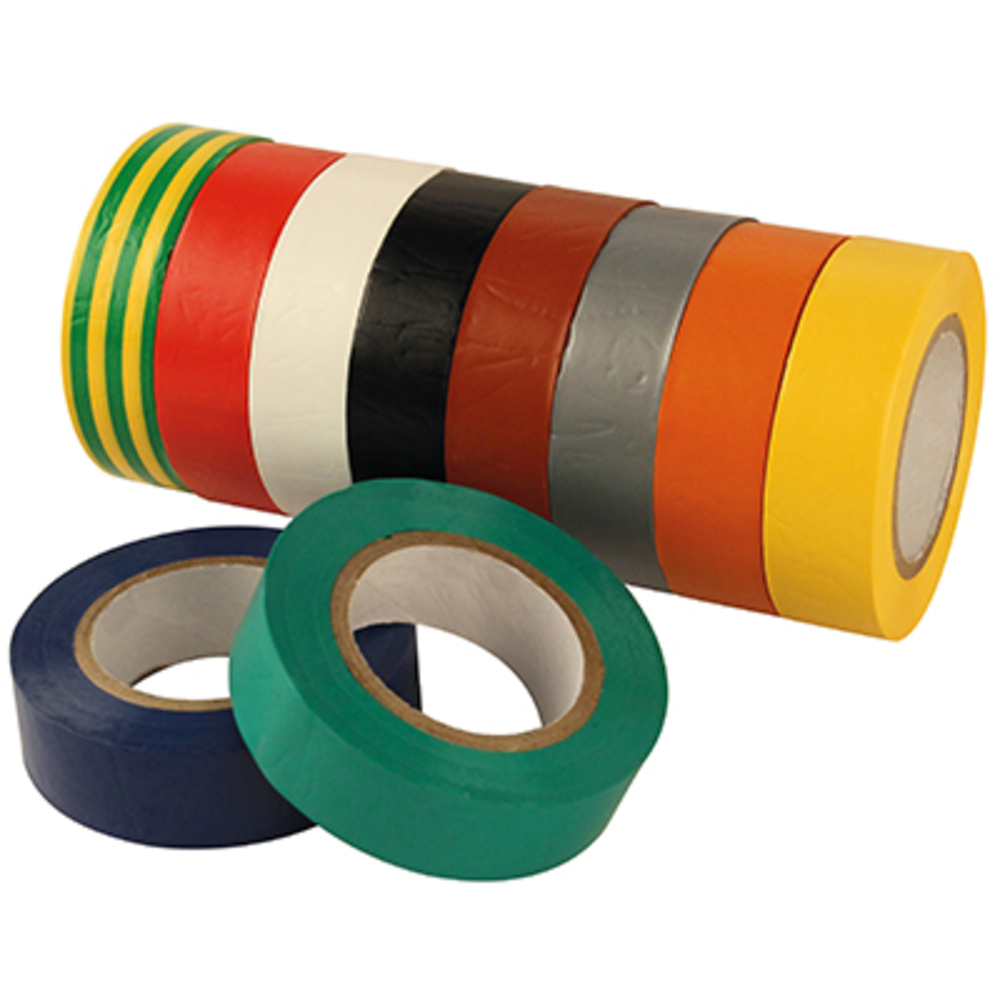 Ass.10 roulx.pvc isolant 15mm*10m BUISARD - 714505