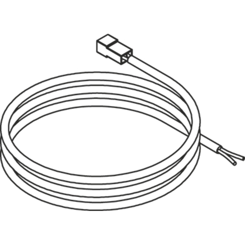 Cable alimentation 12v 2m sans prise BUISARD - 718479