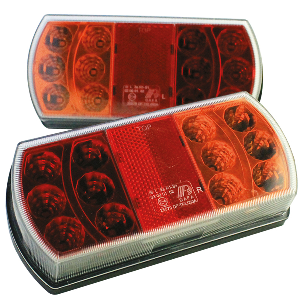 2 feux ar led g/d 5f sort. cable sous coque BUISARD - 724361