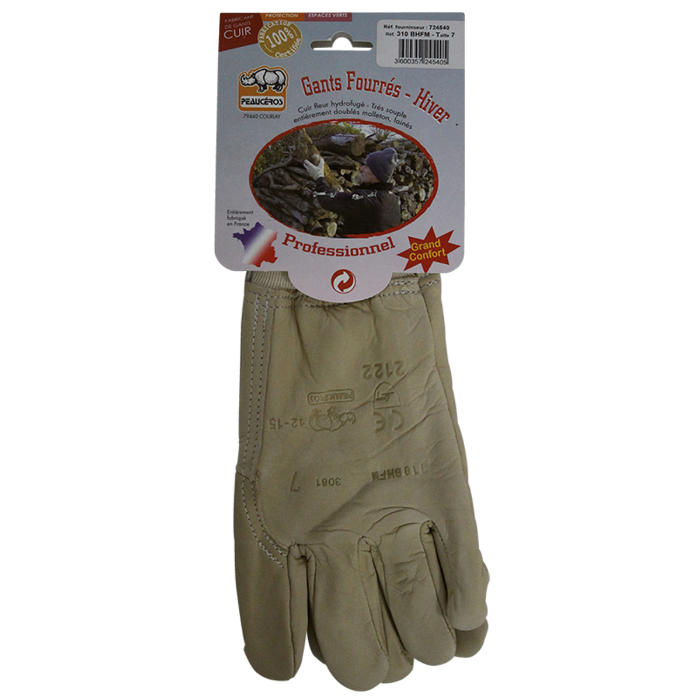 Gants fourres hiver t8 - 724391