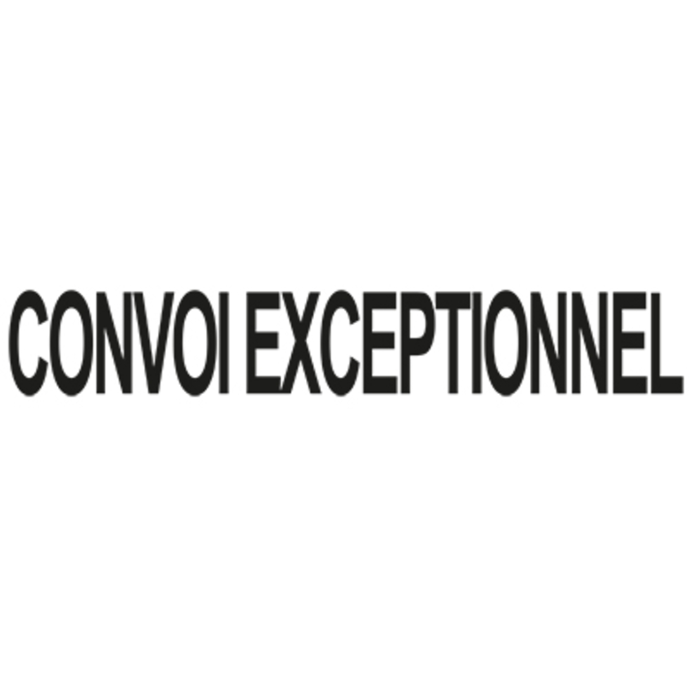Autocollant convoi exceptionnel BUISARD - 724449