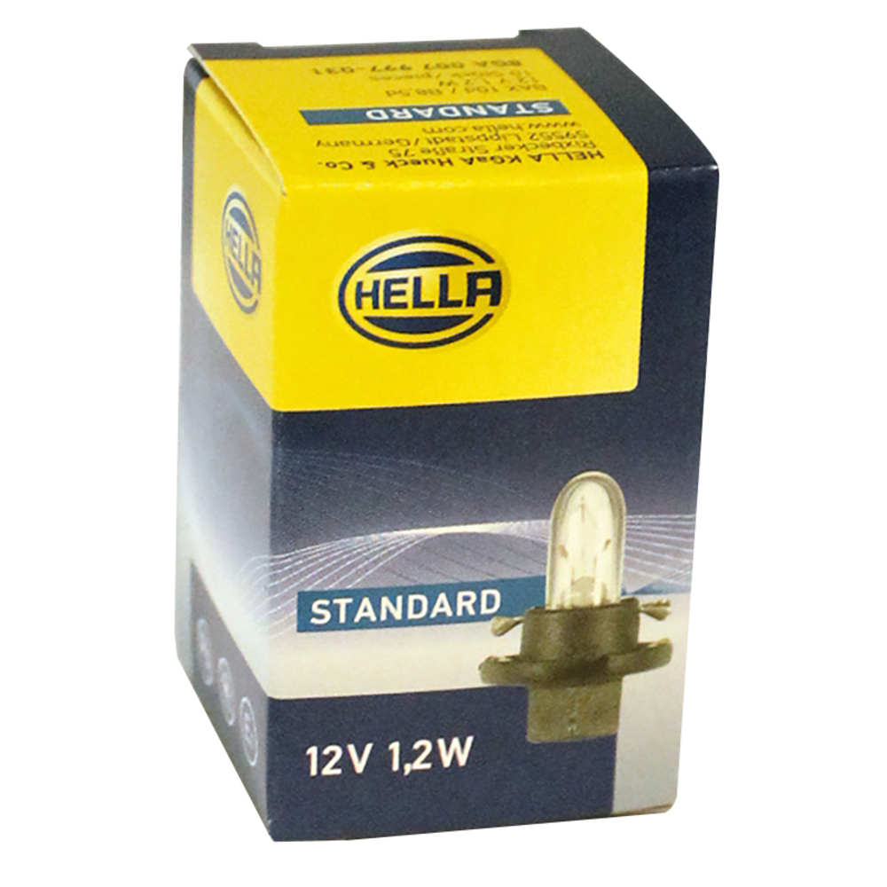 Ampoule tem. t5 1.2w 12v cul.plast BUISARD - 725114