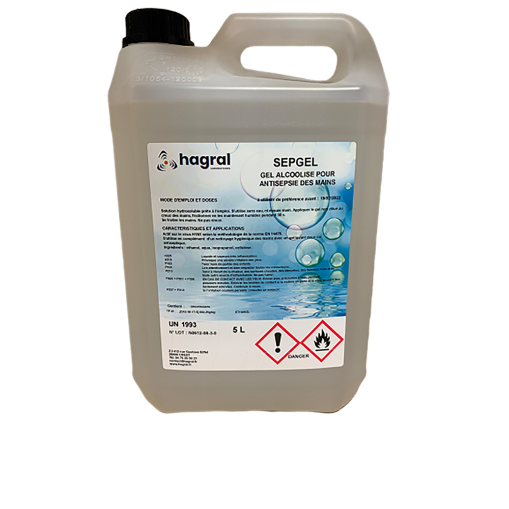 Bidon gel hydro-alcoolique fv70 5l BUISARD - 742582