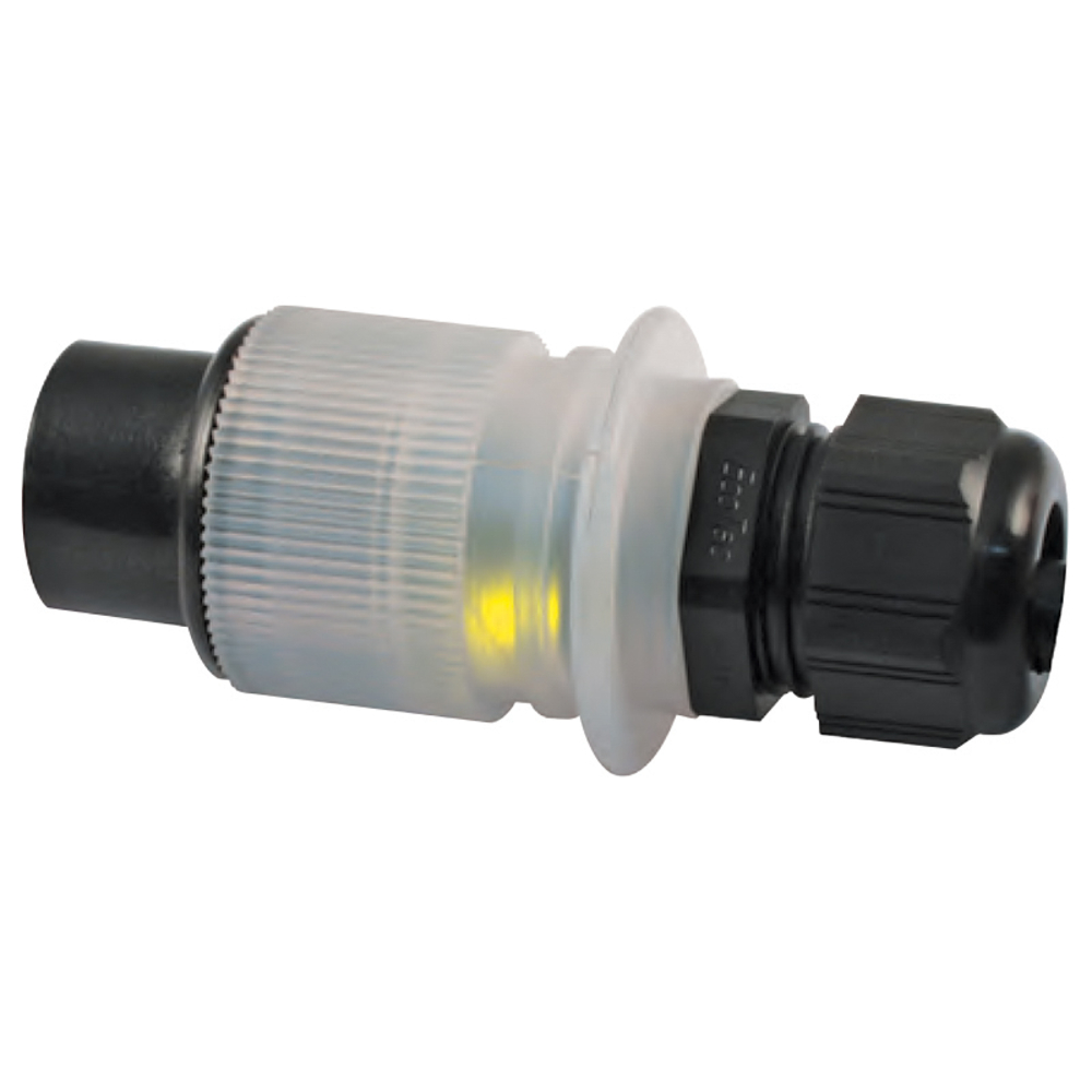 Prise 3 plots male 10a + temoin + fusible BUISARD - 742904