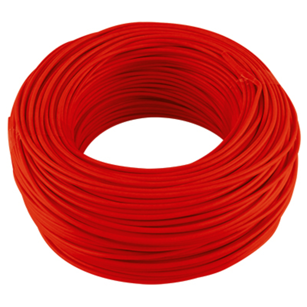C 100m cable mono 1mm2 rouge BUISARD - 742910