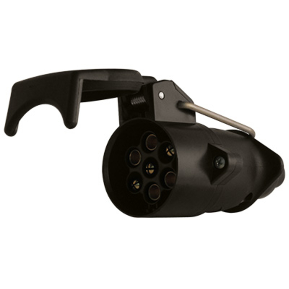 Prise accoupl. plast.7 broches 12v. BUISARD - 743061