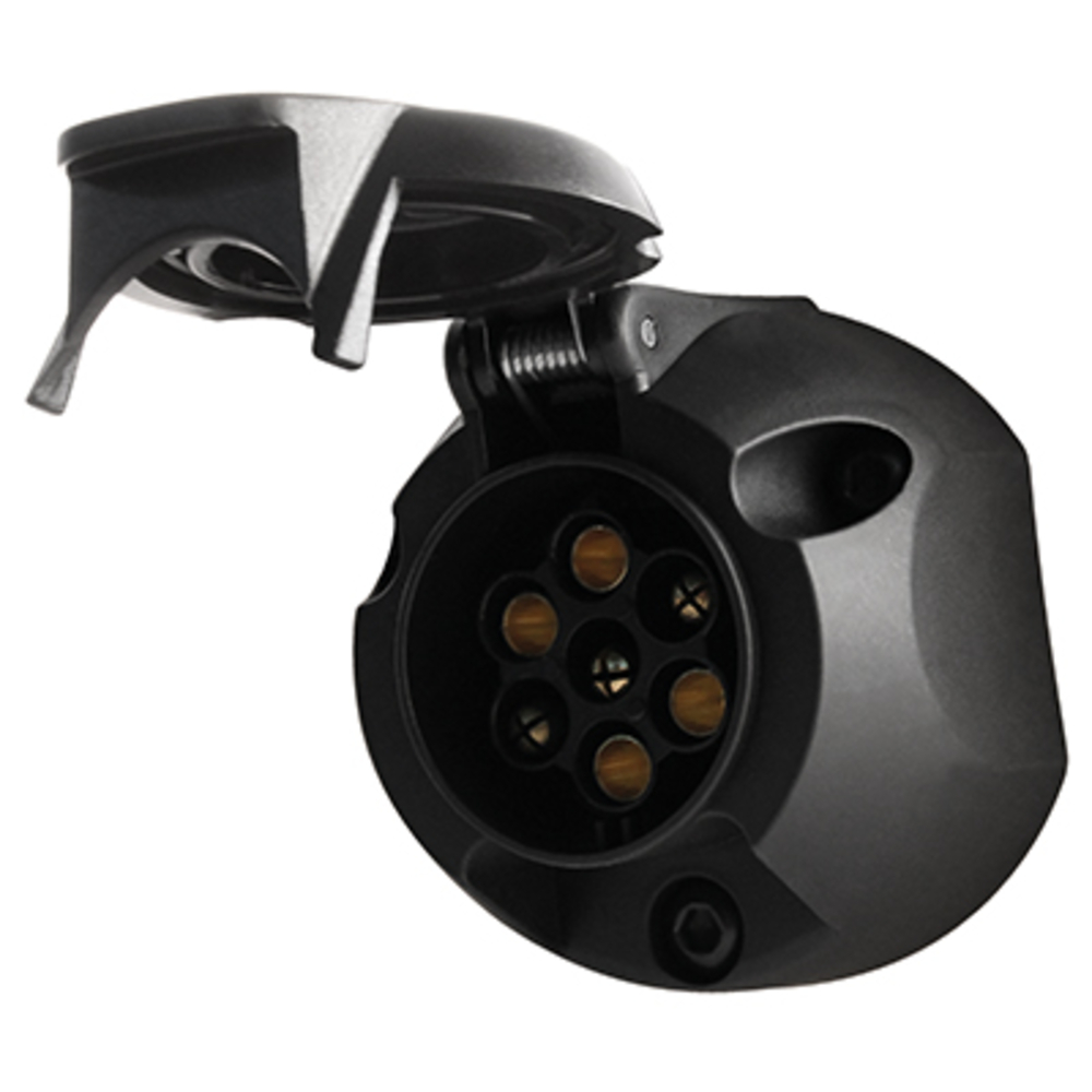 Prise 12v 7 plots plastique BUISARD - 743180