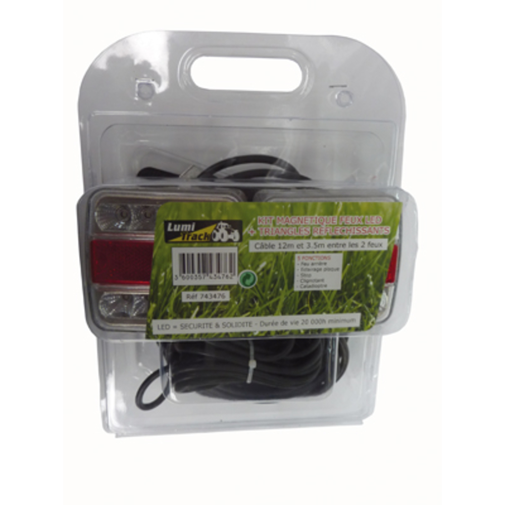 Kit signal. 2 feux led al.12m +2 trian. sous coque BUISARD - 743476