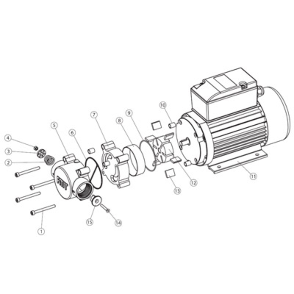 Rotor p/ppe 60l/mn 230v BUISARD - 744340