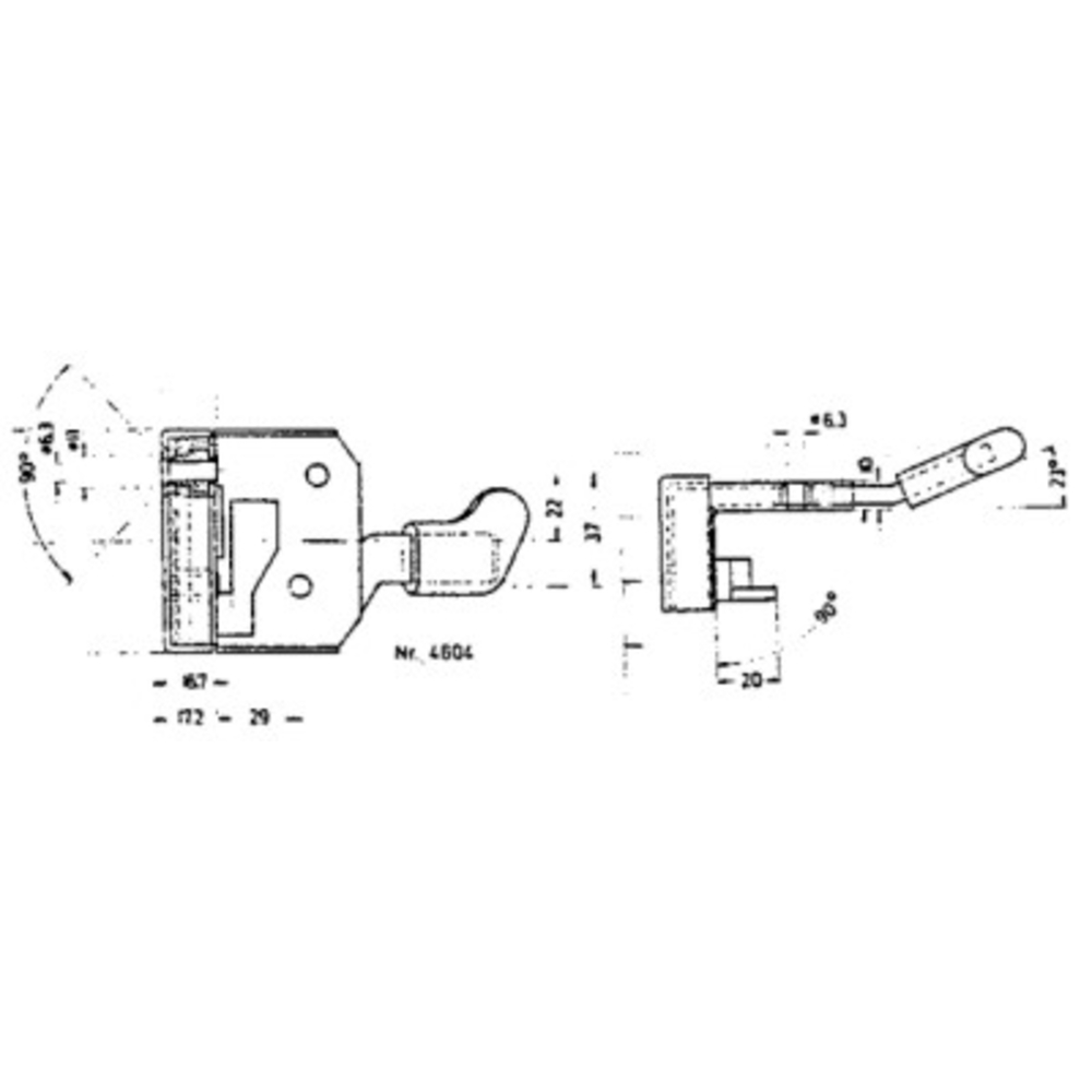 Serrure sans cache met r.830001 BUISARD - 781074
